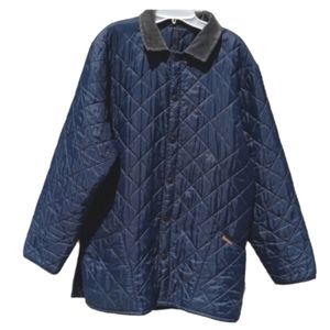 Barbour quilted jacket sz M made in England